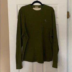 Men’s Abercrombie & Fitch Forest Green Long Sleeve